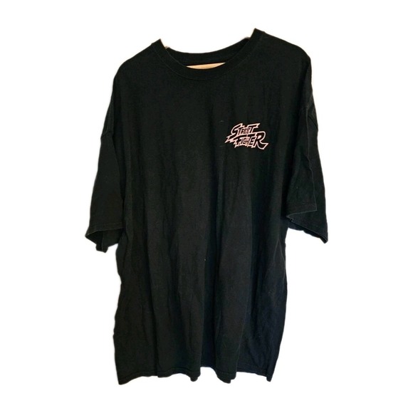 Street Fighter T shirt Size 2XL Two Monkeys Graphic black - Picture 2 of 8